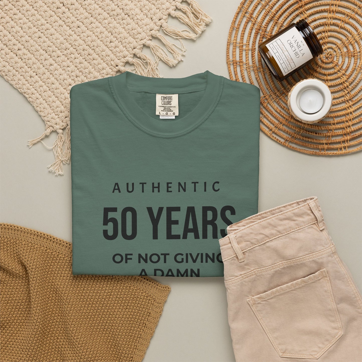 50 Years of Not Giving a Damn T-Shirt — Funny 50th Birthday Tee