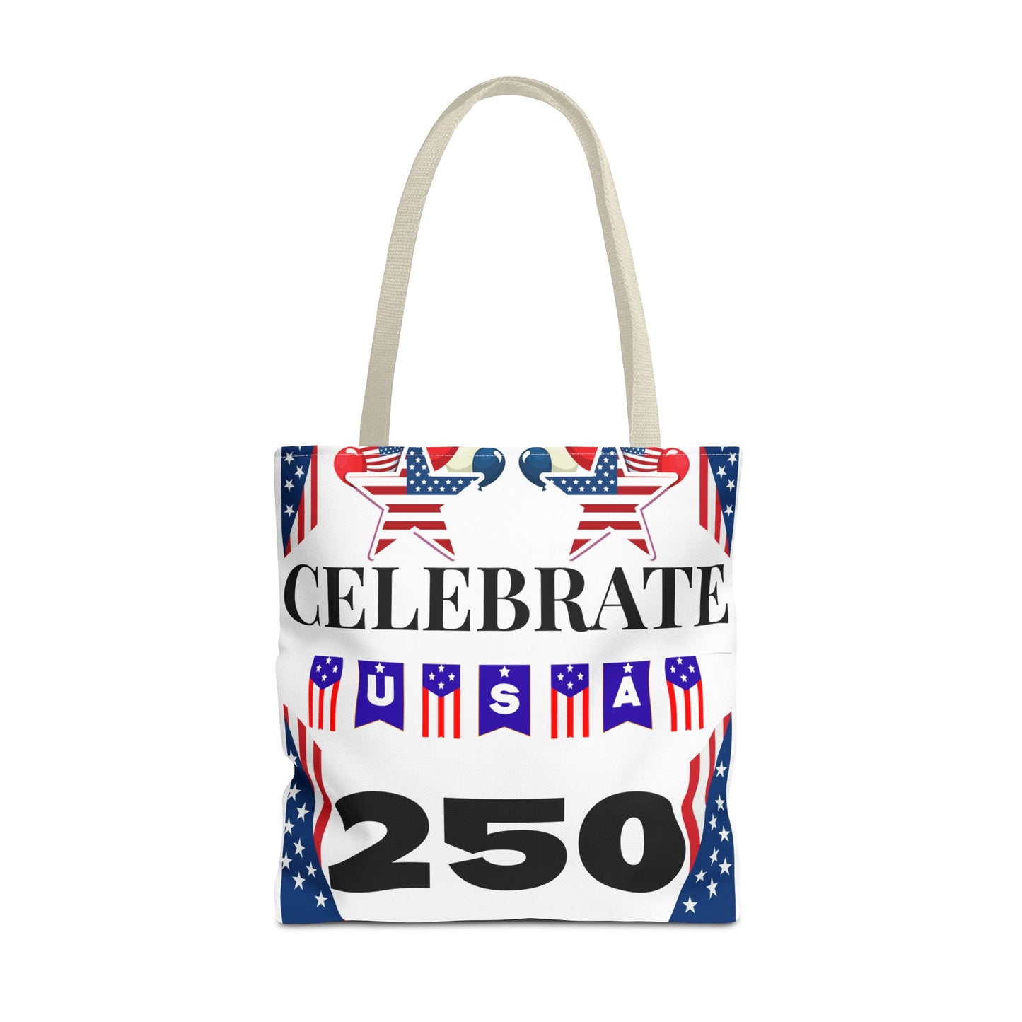 Celebrate USA 250 Tote Bag | 4th of July bag for firework