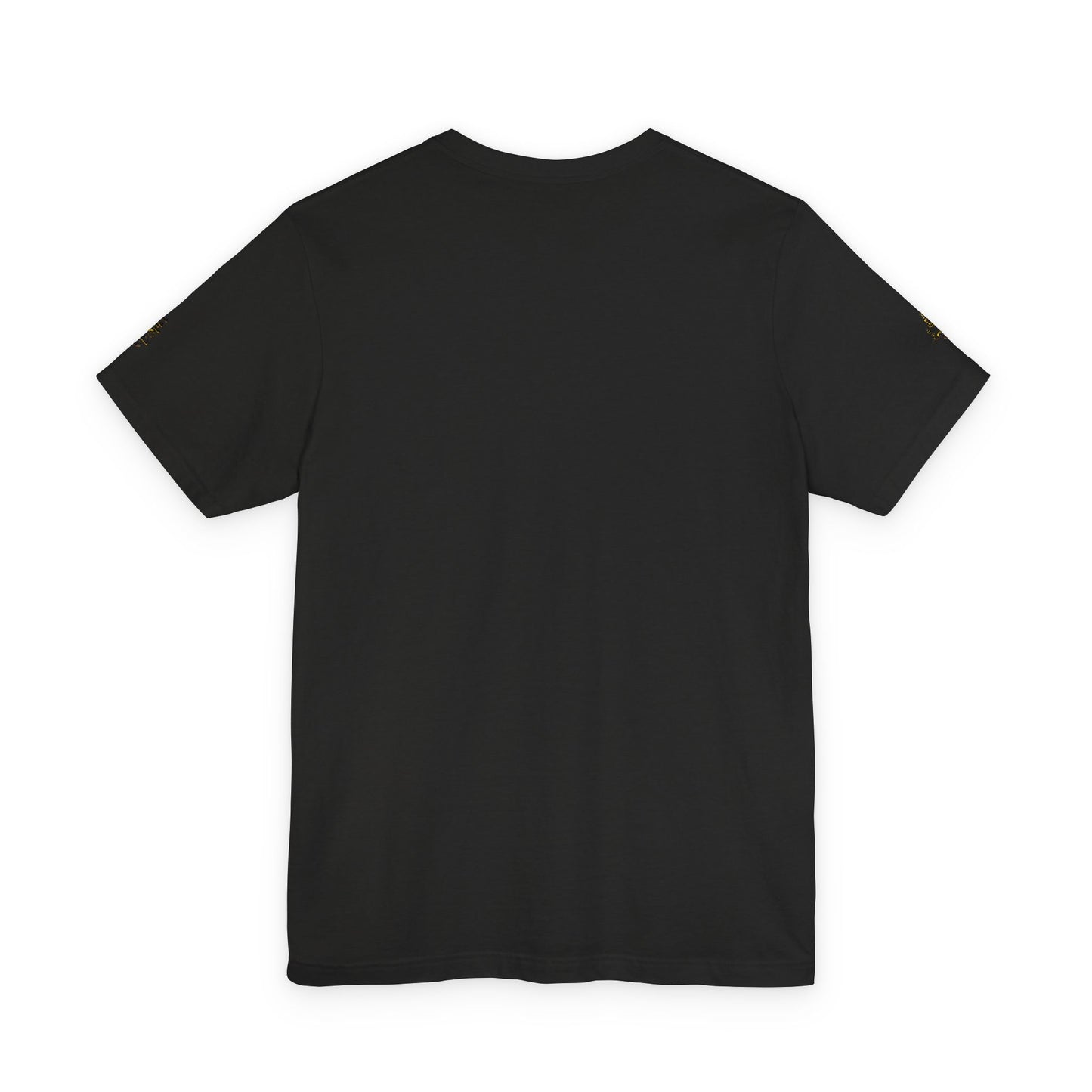 White Bee Graphic Tee — Small Chest & Sleeve Floral Bee Design