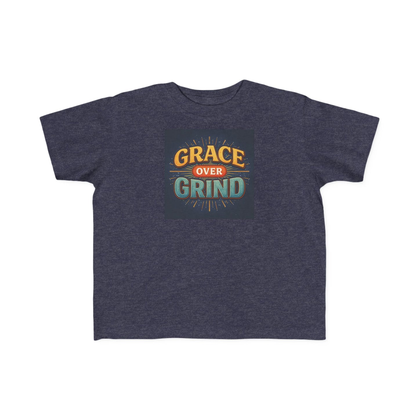 Grace Over Grind Retro Inspirational Toddler T-Shirt
