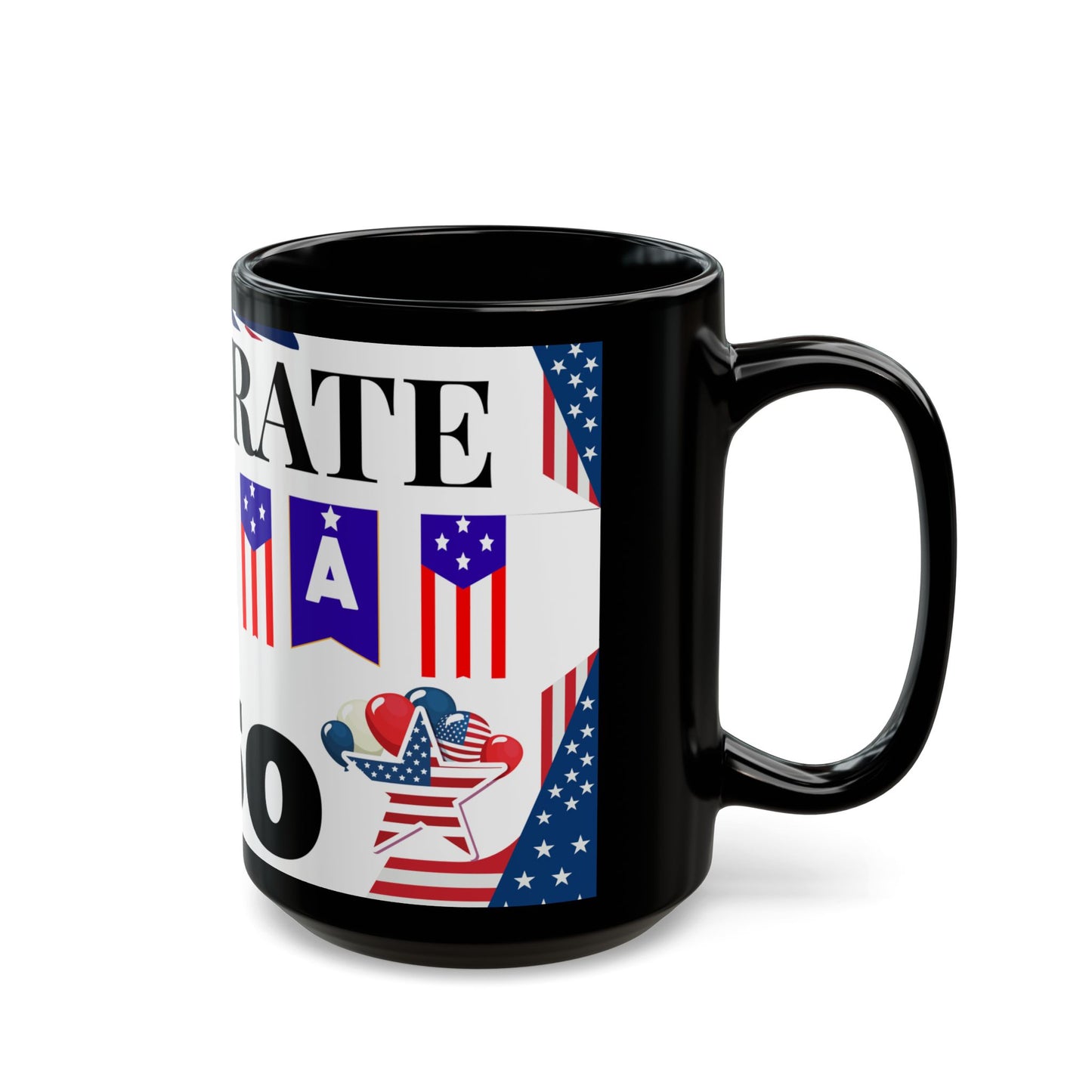 Celebrate USA 250 Mug | American Flag Fireworks Independence Day