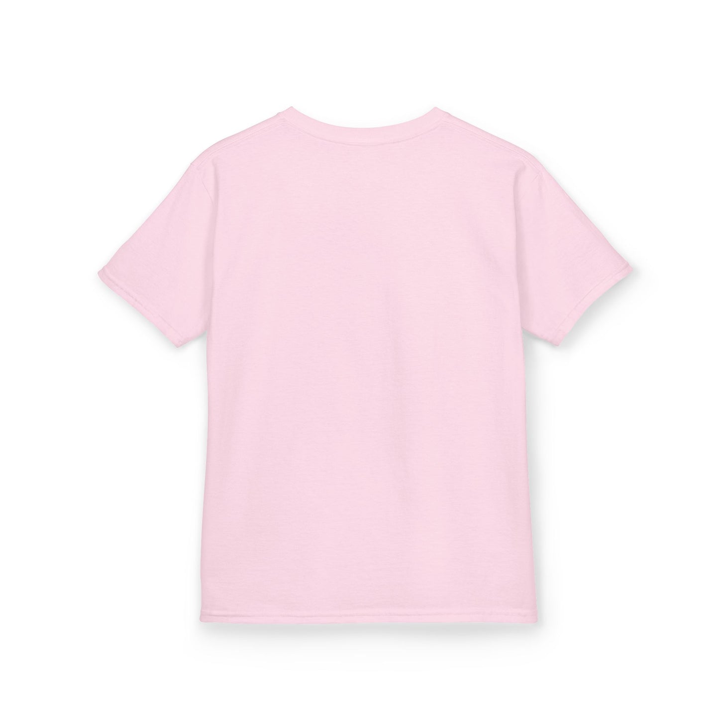Kids Tee — Minimal "Always Be Curious" Rainbow Text