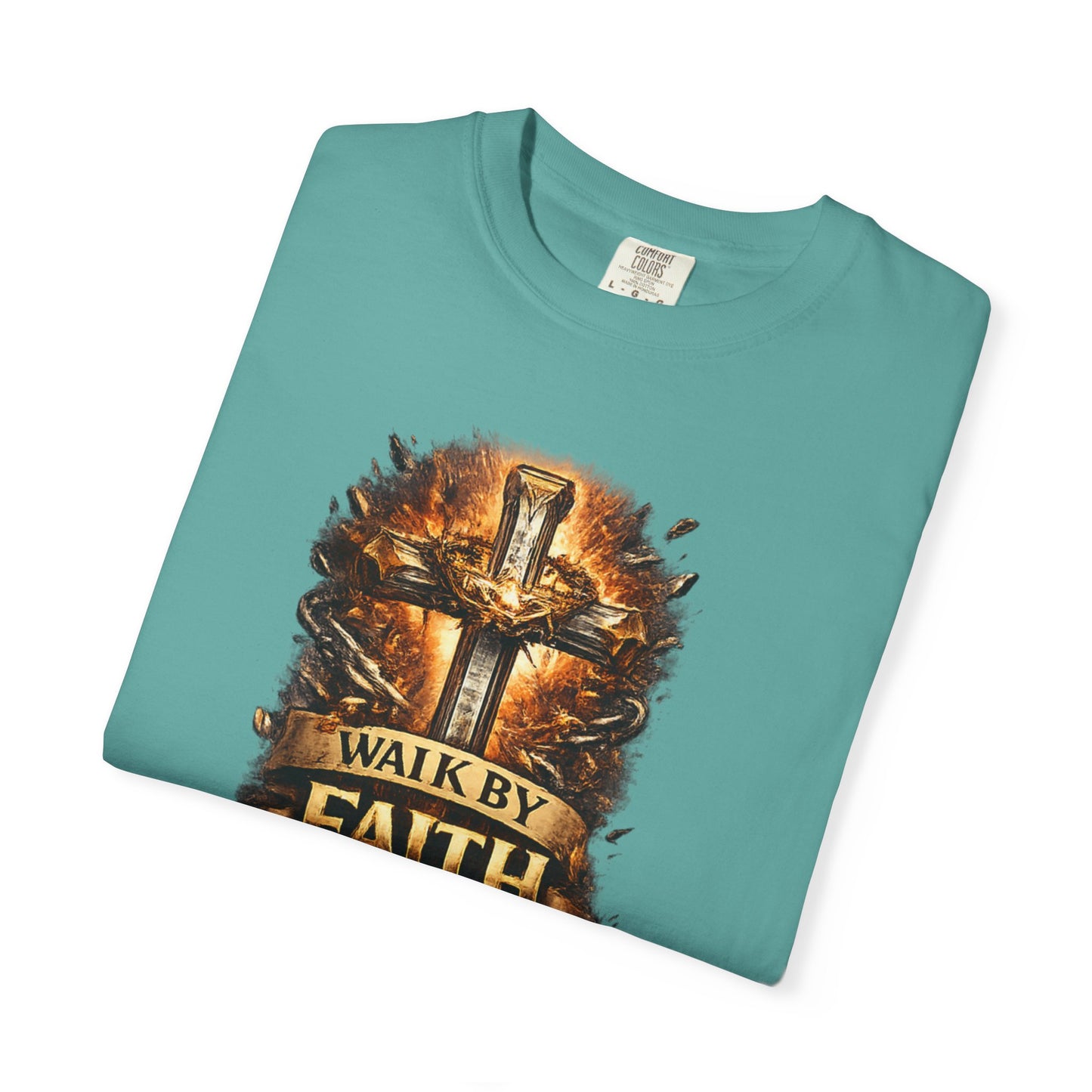 Walk By Faith T-Shirt — Christian Armor Graphic Tee
