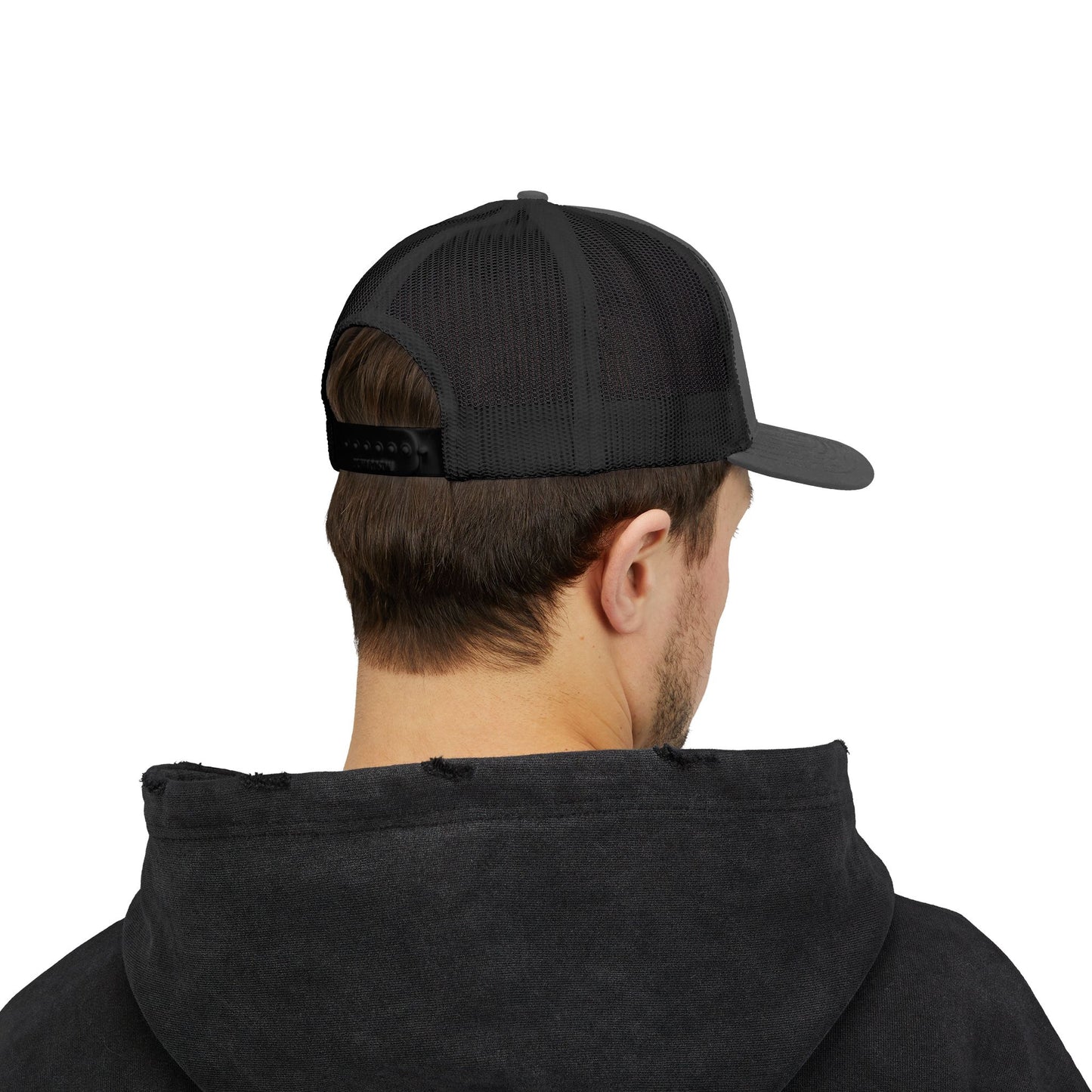 Blue Glitter 250 Patch Snapback Cap | Trucker Mesh Hat