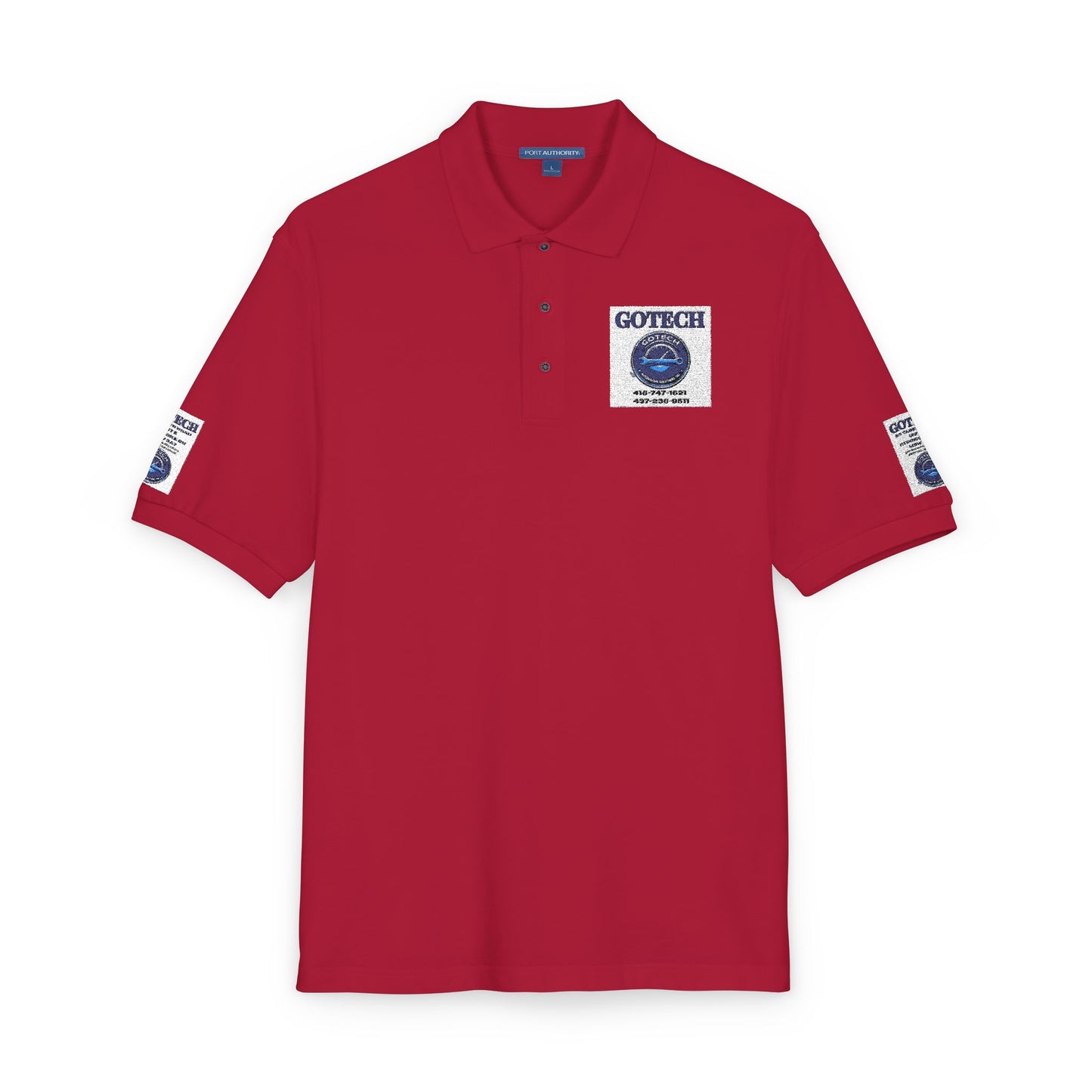 Embroidered Polo Shirt for Male and Female