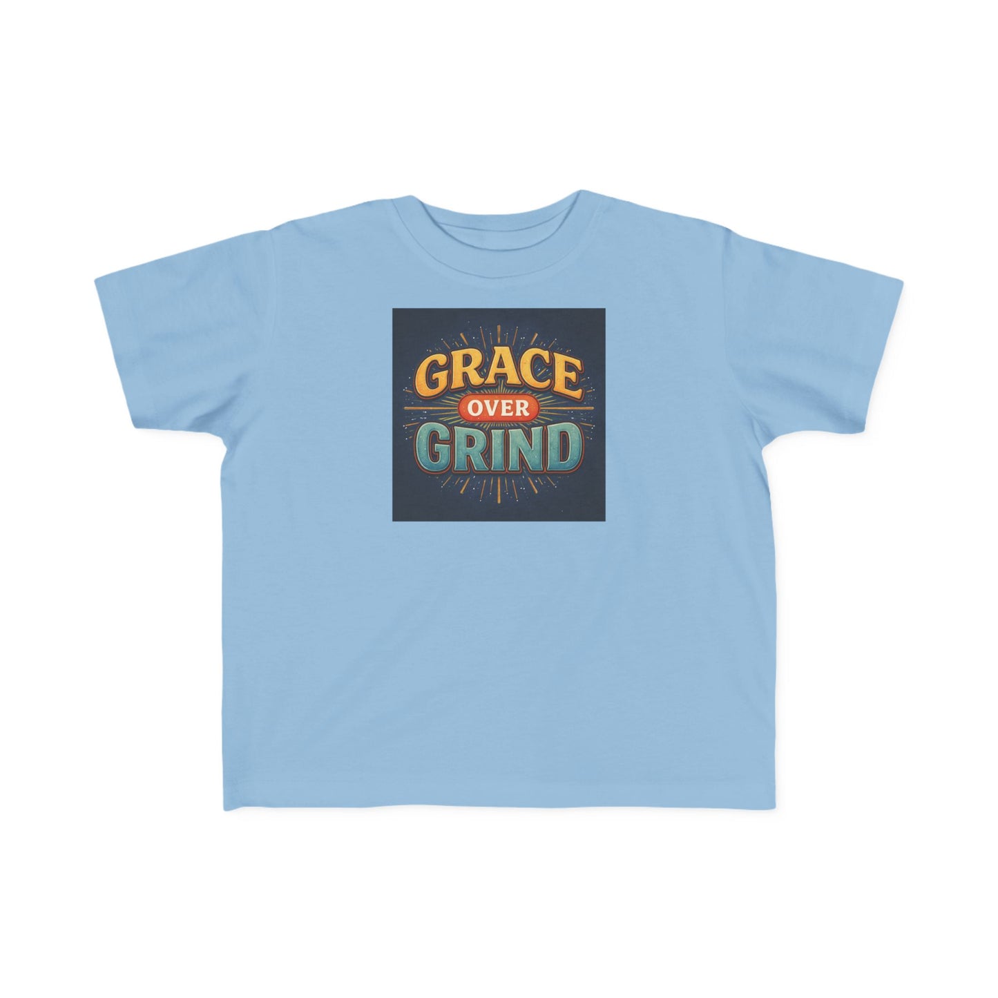 Grace Over Grind Retro Inspirational Toddler T-Shirt