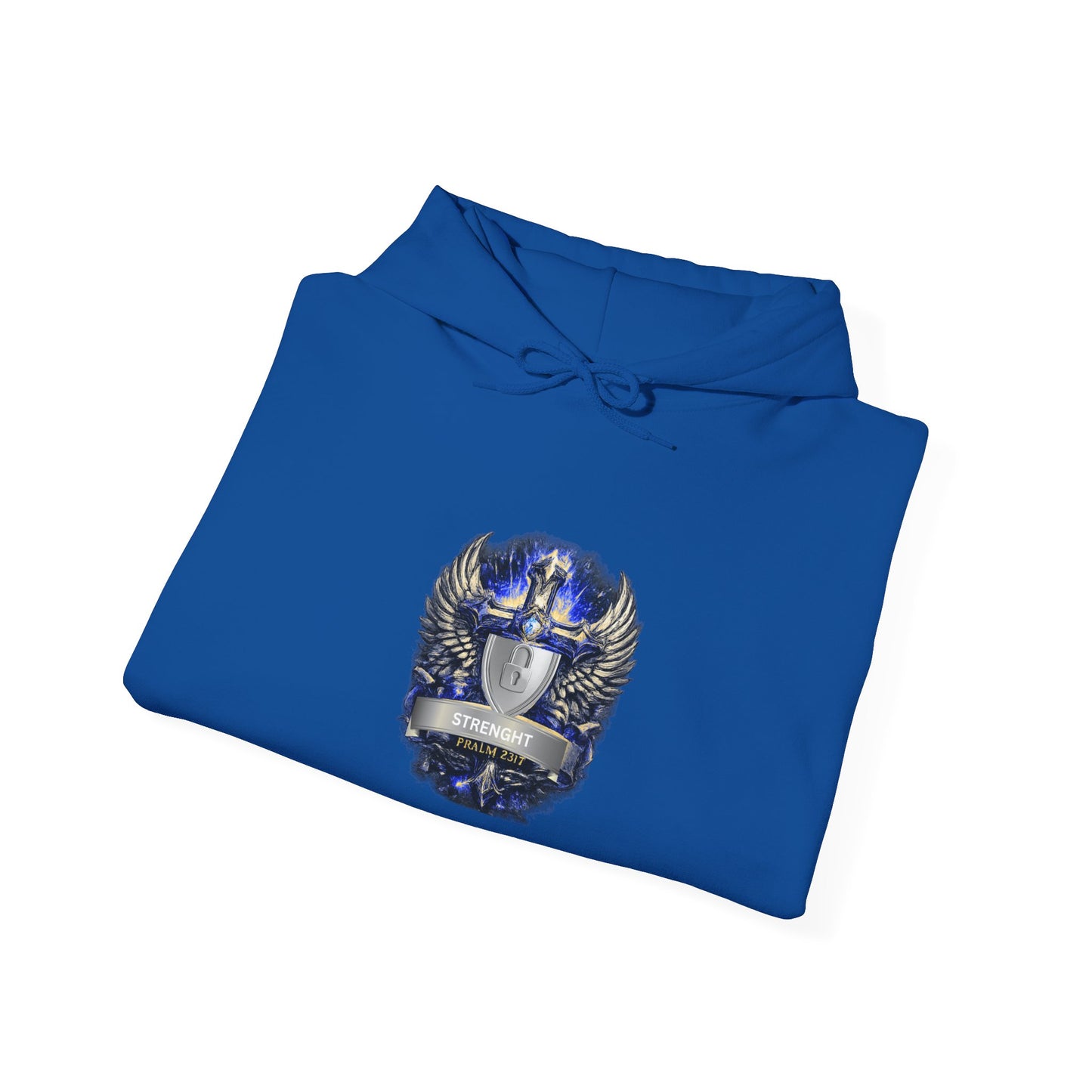 Knight Helmet Crest Hoodie — Medieval Armor Emblem Sweatshirt