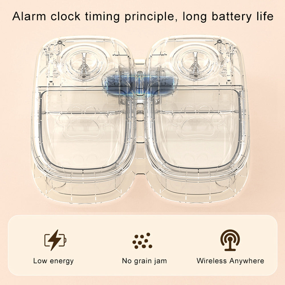 Smart  Stainless Steel Food Dispenser For PETS